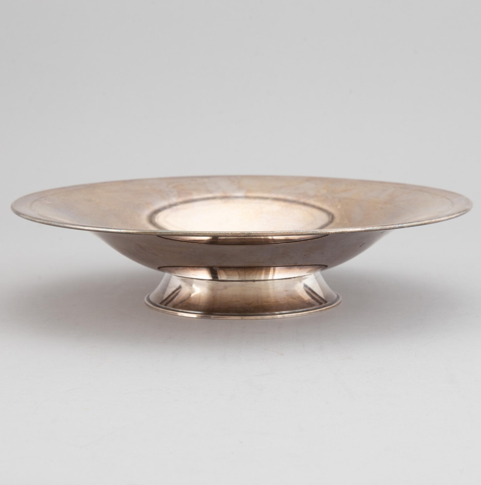 A sterling silver bowl, Just Andersen, Denmark.
