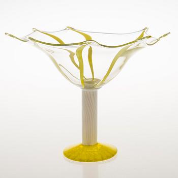 TIINA NORDSTRÖM, taidelasi, "Avoin", signeerattu Tiina Nordström Nuutajärvi 1996.