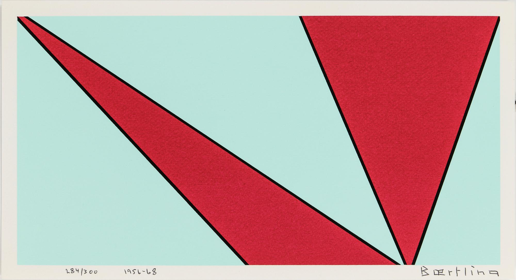 OLLE BAERTLING, färgserigrafi, 1956-68, signerad och numrerad 284/300.