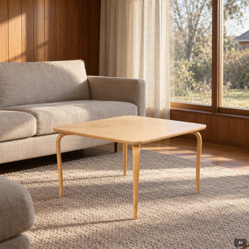 Bruno Mathsson, Coffee table, Firma Karl Mathsson, Värnamo, 1968.