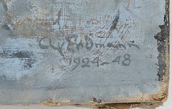 Axel Erdmann, olja på duk, signerad och daterad 1925-48.