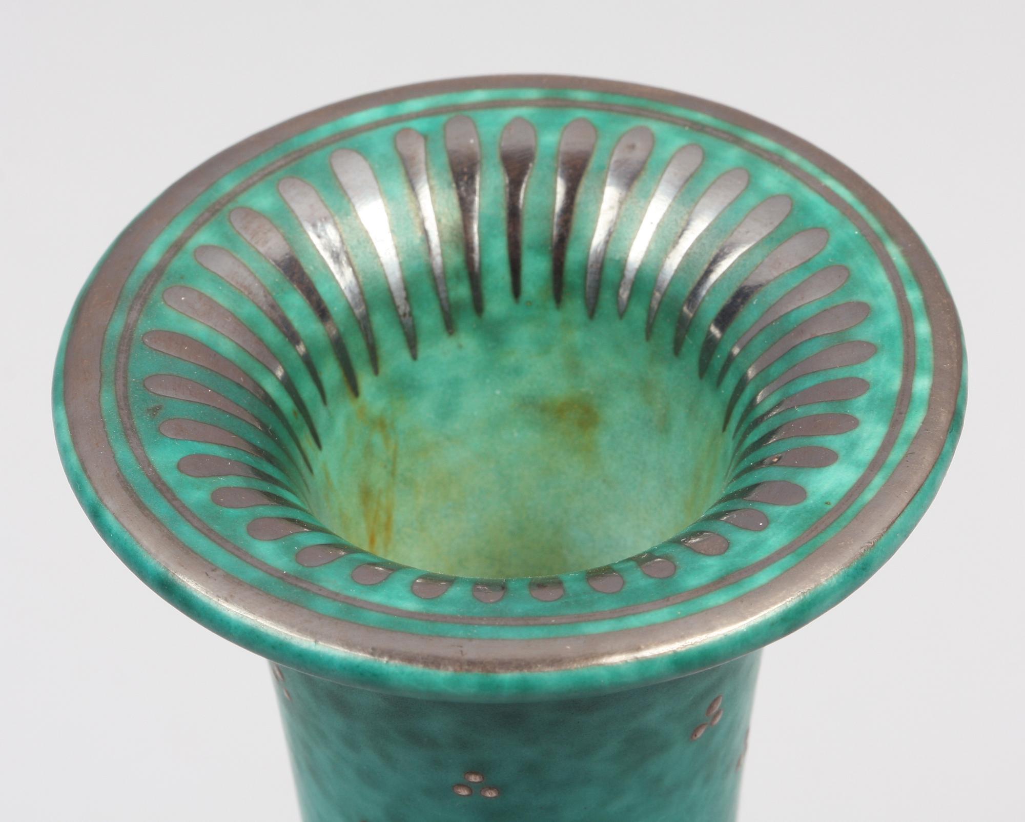 VAS, stengods, "Argenta", Wilhelm Kåge, Gustavsberg.