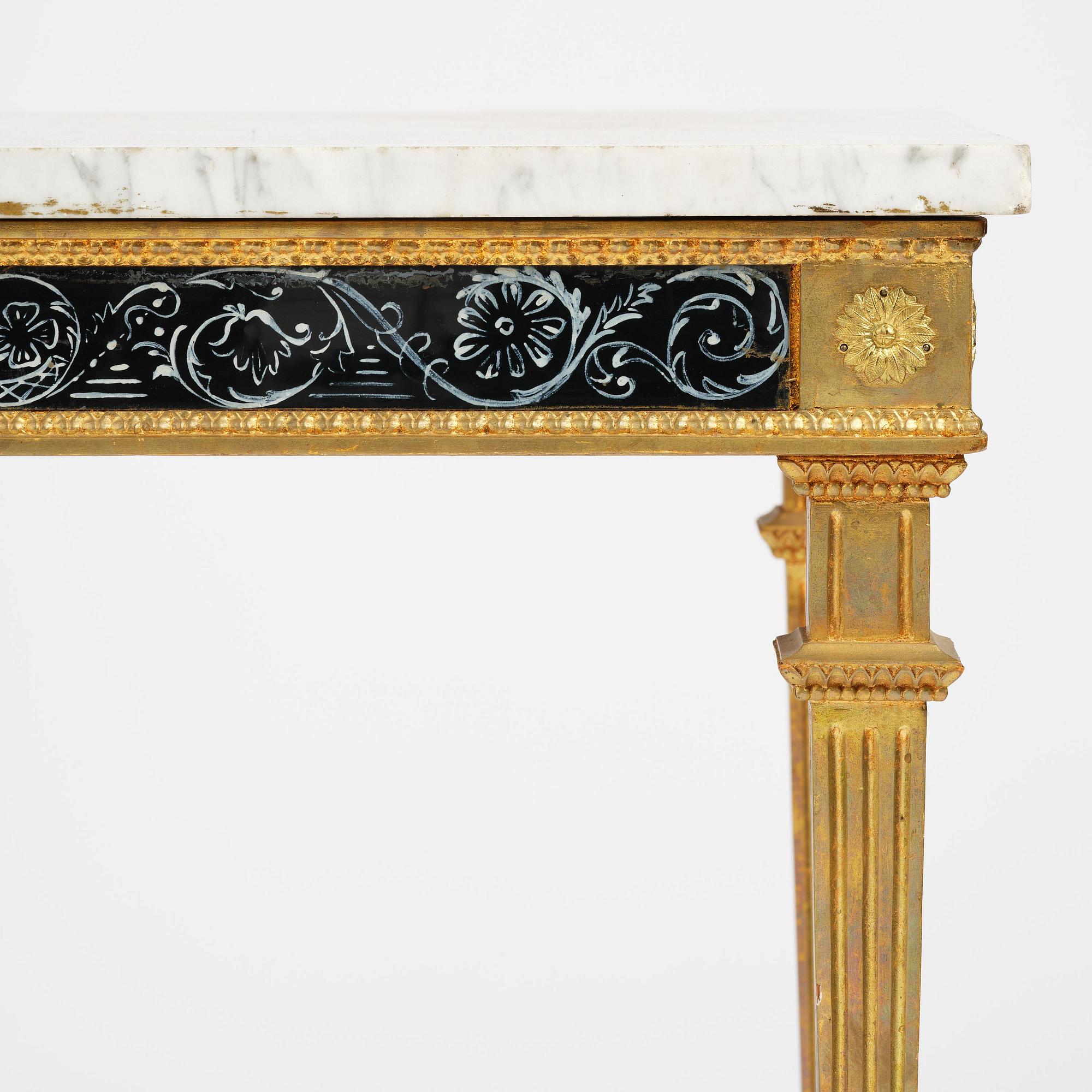 Konsolbord, Stockholmsarbete, omkring år 1800, Sengustavianskt.