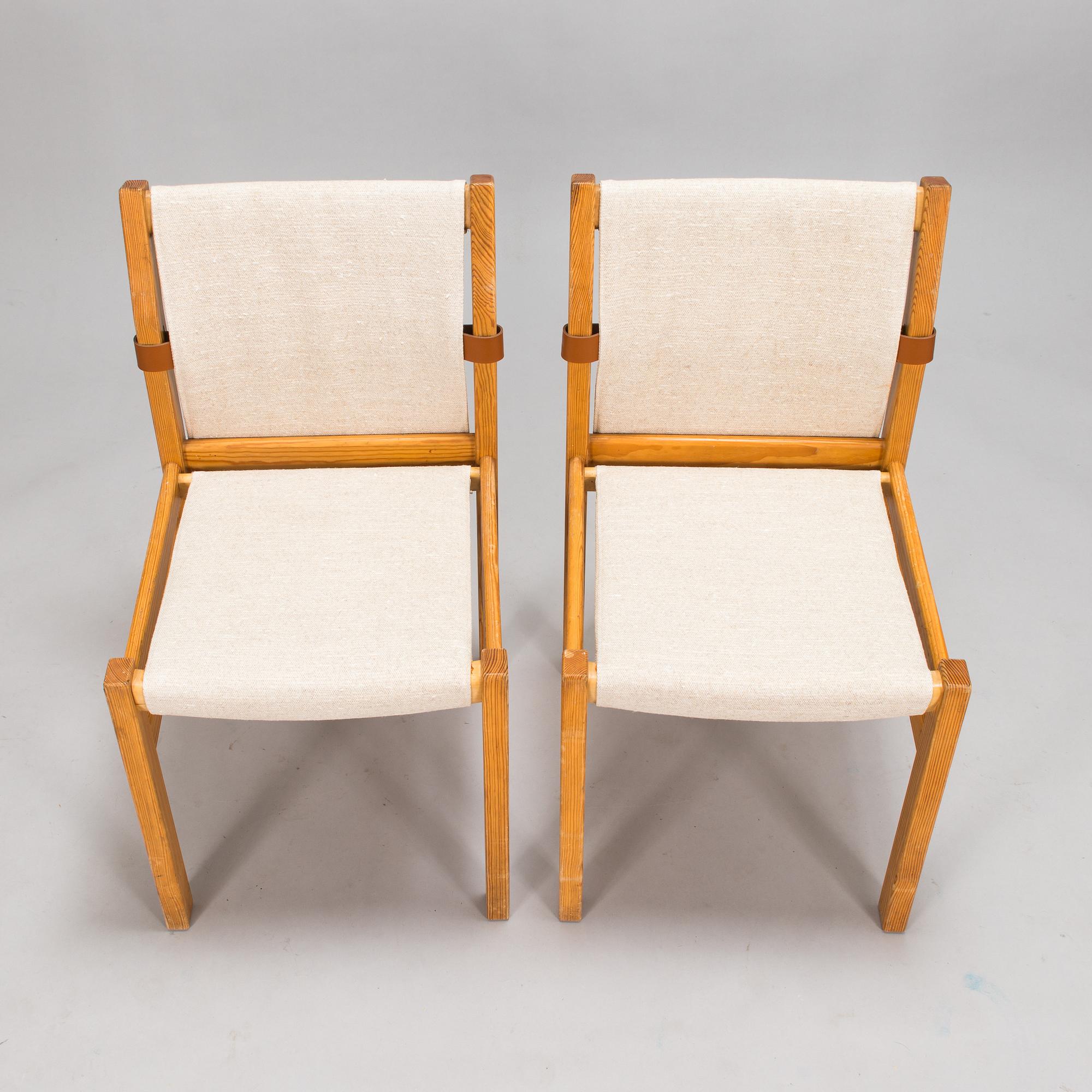 Pirkko Stenros, 4 tuolia, Artek, 1950-luku.