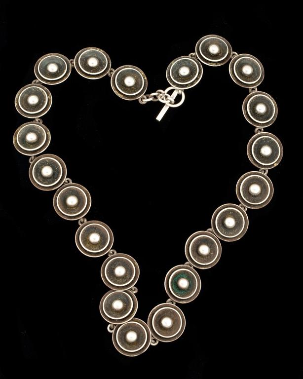 HALSLÄNK, sterlingsilver, NE From, Danmark. Vikt ca 50 g.