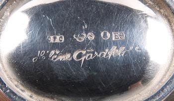 PARTI SILVER, 3 delar, silver. Bl a Birmingham, Sterling.