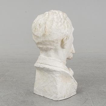 KNUT JERN, a signed plaster sculpture.