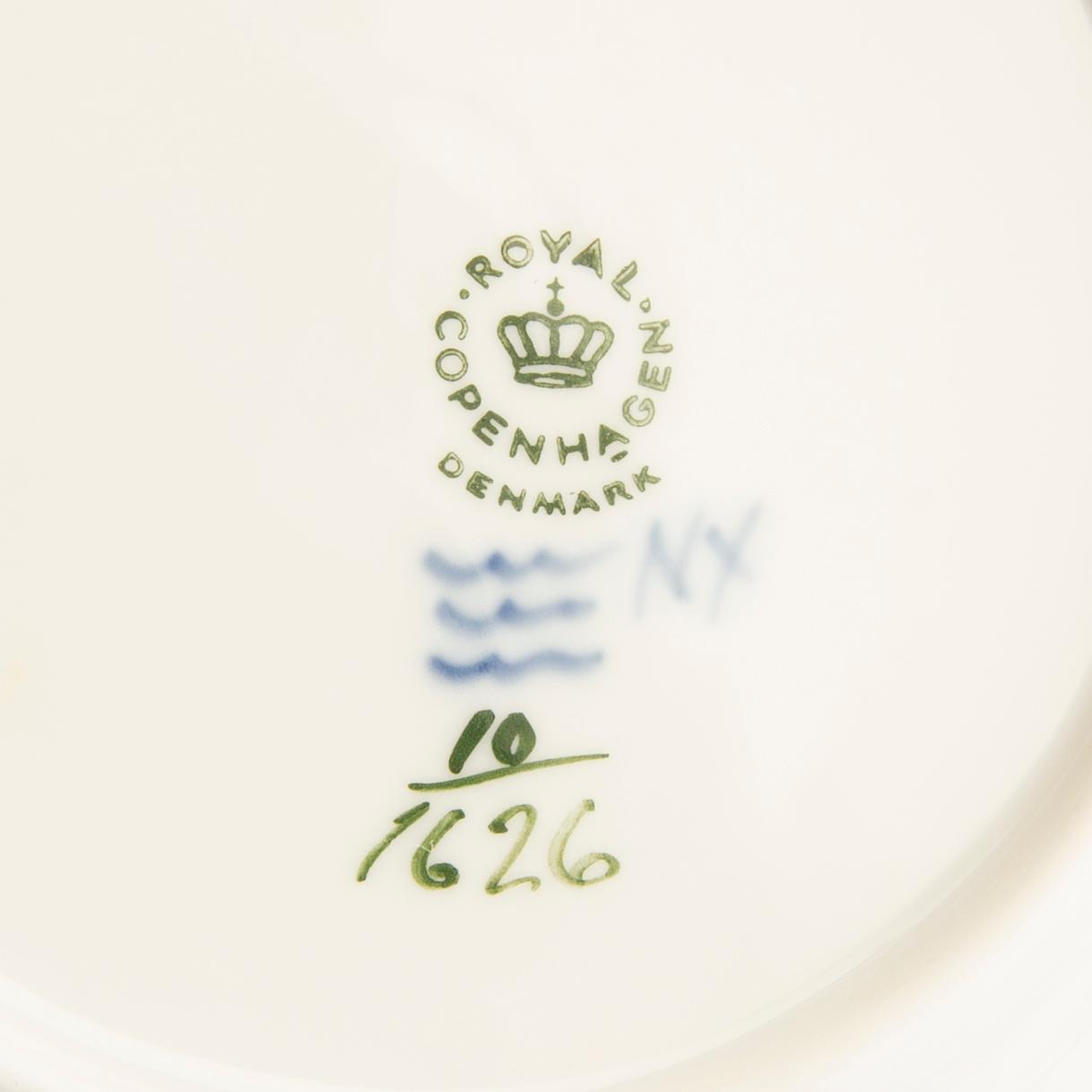 Kaffeservis 33 dlr "Blå Blomst" Royal Copenhagen Danmark porslin 1961-1983.