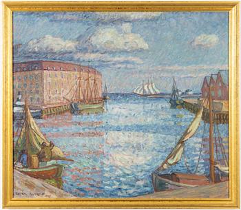 Ester Almqvist, "Kalmar hamn".