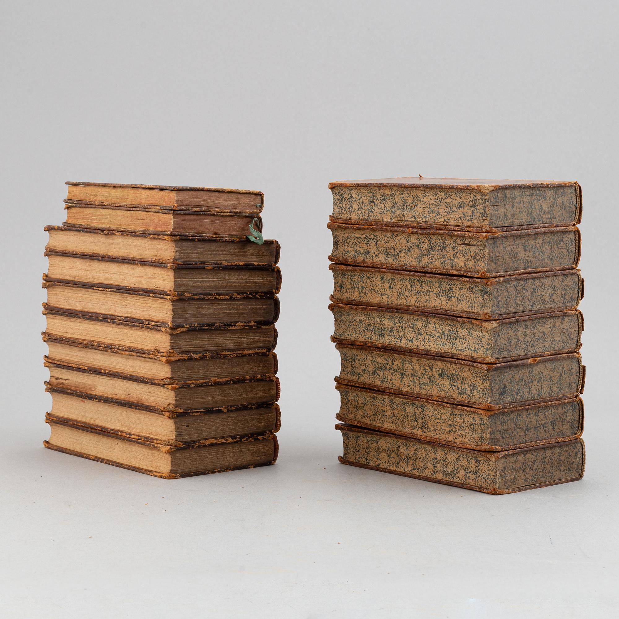 1700-talslitteratur (17 vol.).