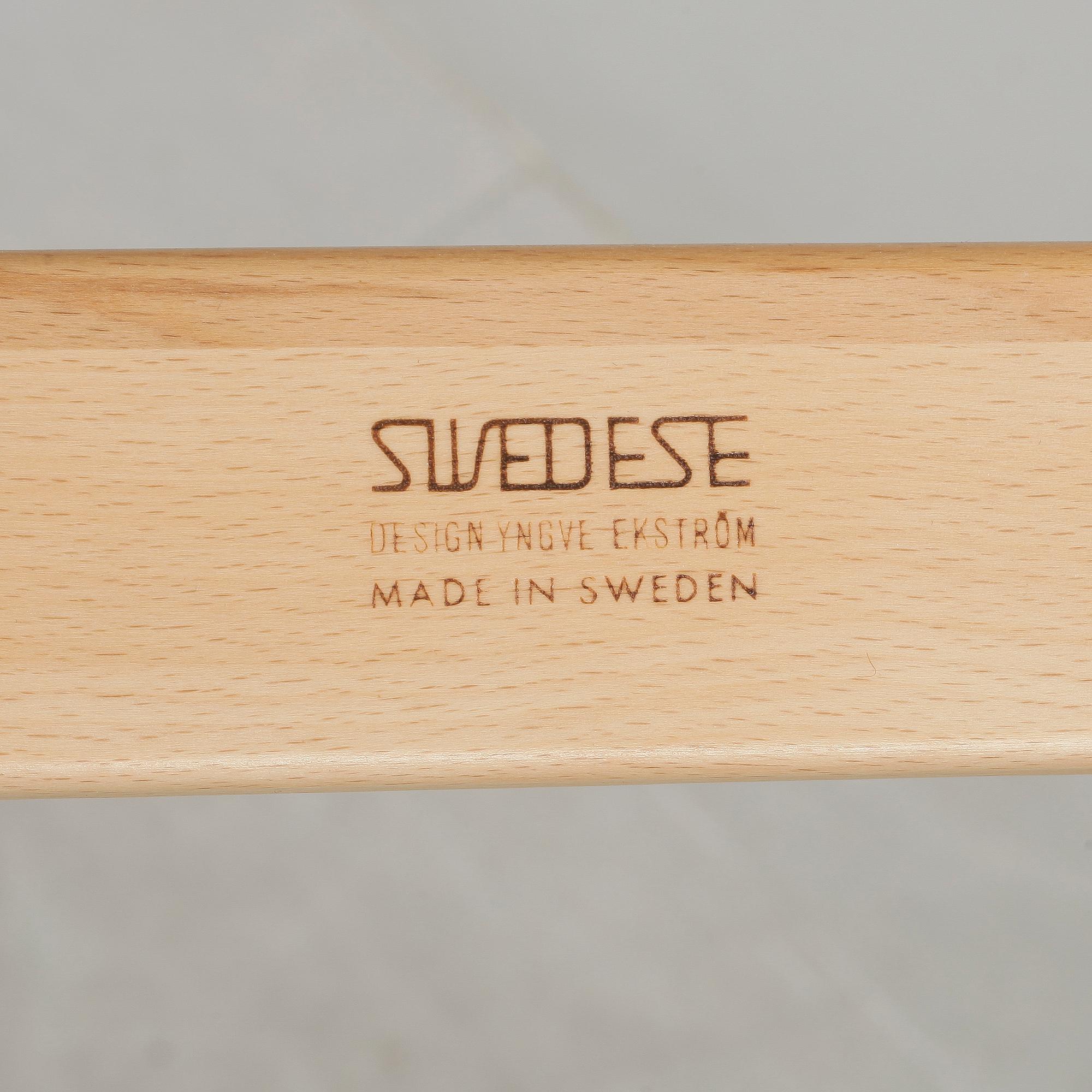 FÅTÖLJER, ett par, Yngve Ekström. Swedese. 1900-talets andra hälft.