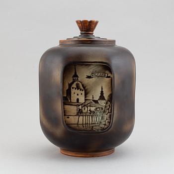 Gunnar Nylund, "Flambé" vase.