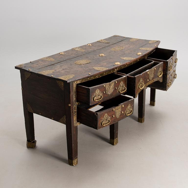SKRIVBORD, indo-portugisisk stil, Indien sekelskiftet 1800/1900.