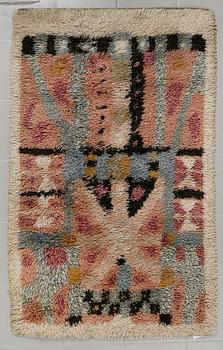 A hooked rug by Arne Lindaas for Sellgren & Co., designed in 1965-67, dated 1970, 160 x 98 cm.