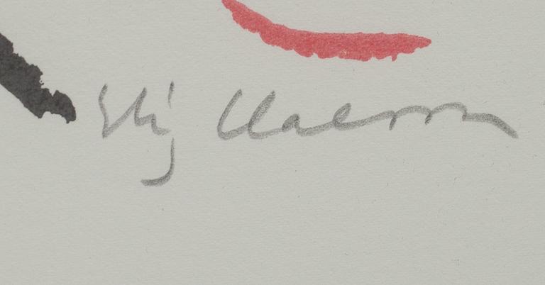 STIG CLAESSON (SLAS), färglitografi, signerad och numrerad 22/100.