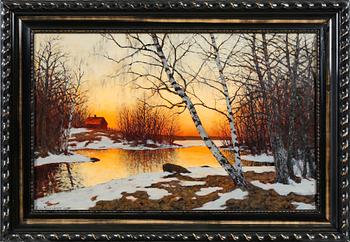 EDVARD ROSENBERG, olja på duk, signerad och daterad 1927.