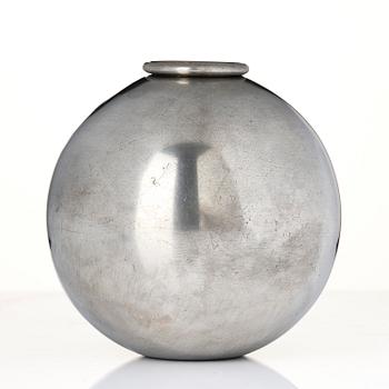 Nils Fougstedt, a pewter vase model A 1477, Firma Svenskt Tenn, Stockholm, 1932.