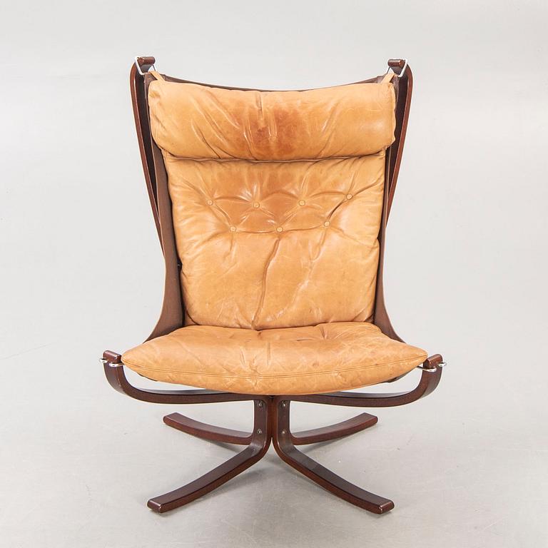 Sigurd Ressel, armchair, "Falcon chair", Vatne Möbler Norway 1970s.
