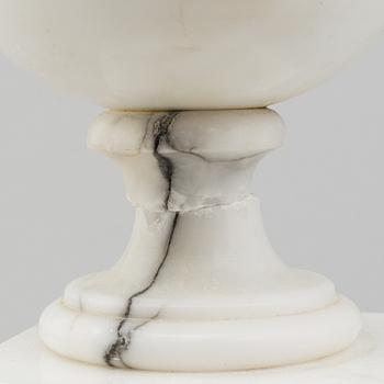 A second half of the 20th century marble table light.