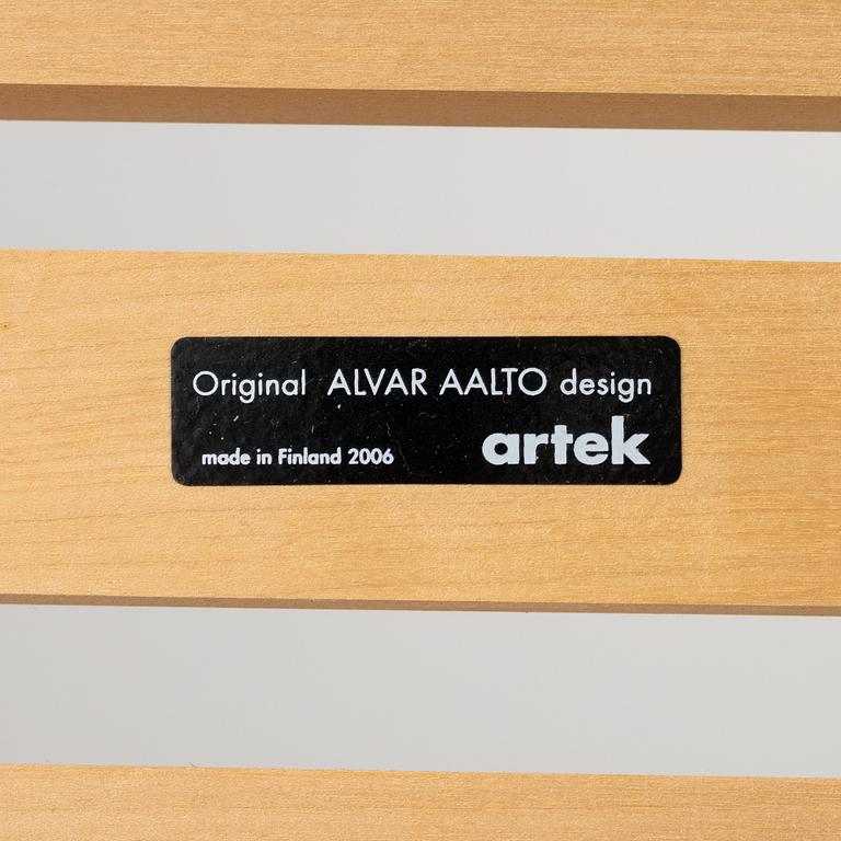 Alvar Aalto, a model 153A bench, Artek, 2002.