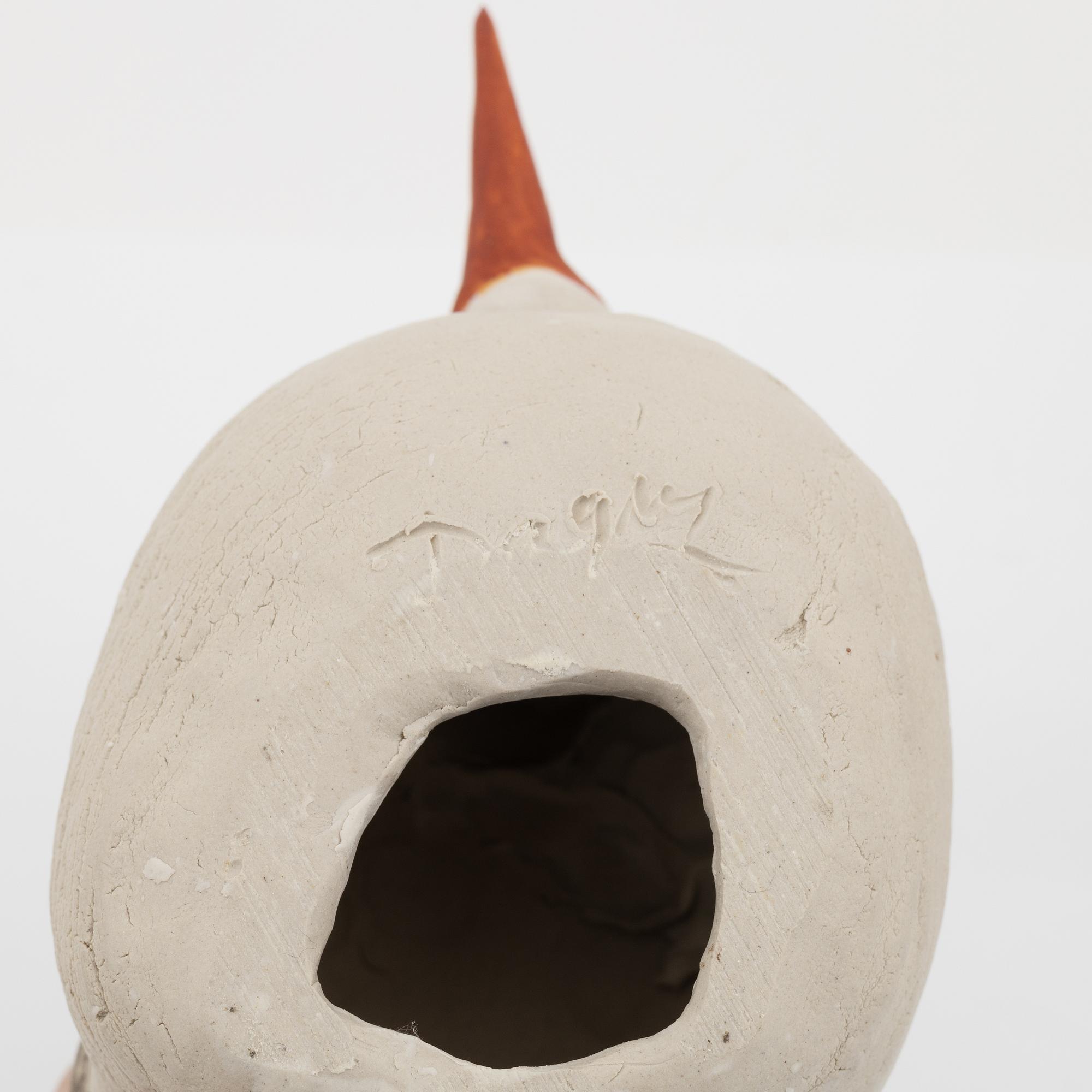 Dagny Zachrisson, six ceramic figurines, signed.