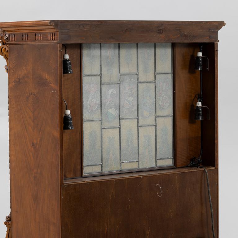 Bar cabinet, Baroque style, probably Gärsnäs, 1950s–60s.