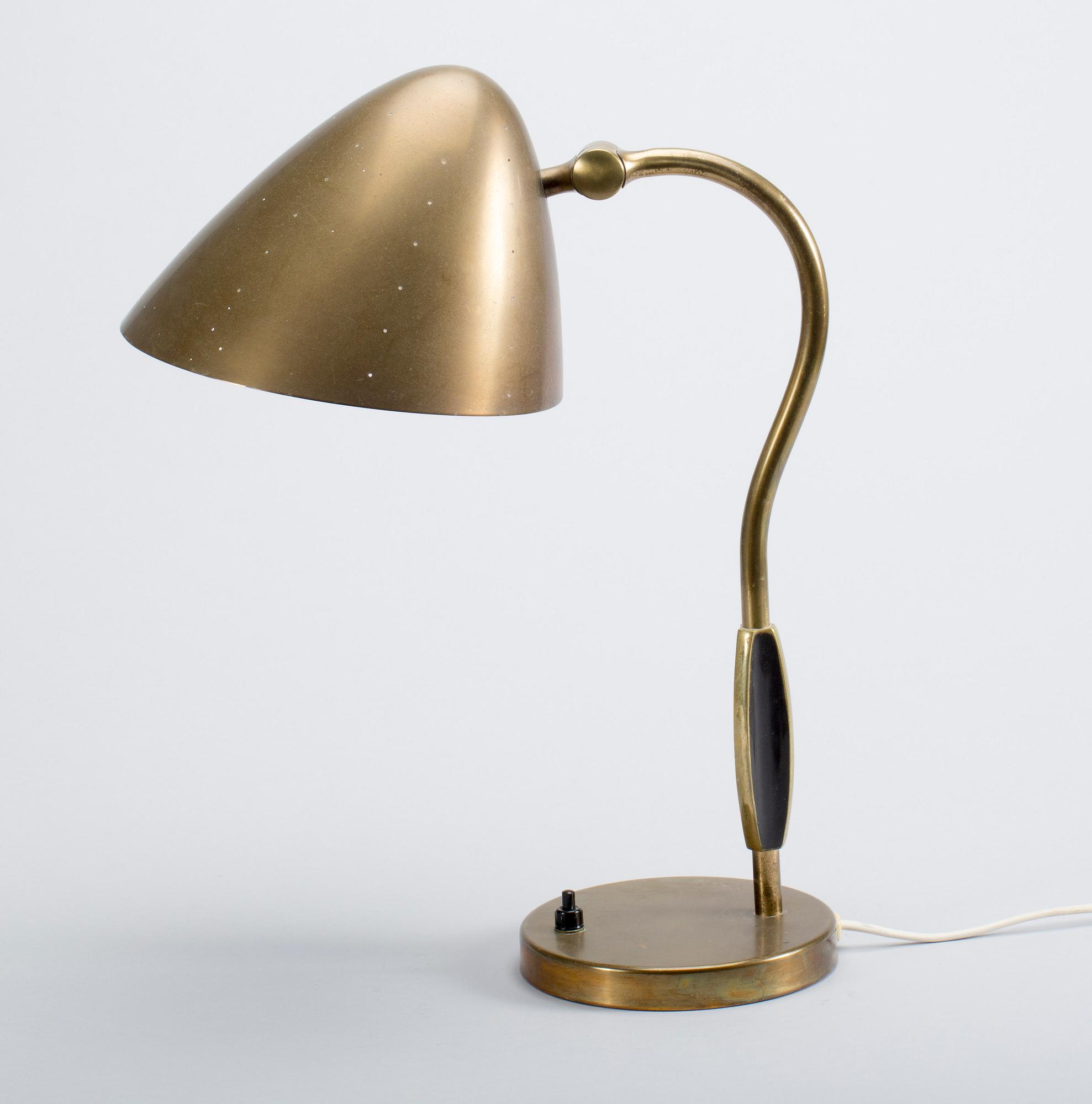 SKRIVBORDSLAMPA, 1900-talets mitt.