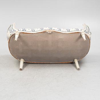 Soffa, gustaviansk, sent 1700-tal.