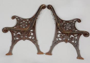 SOFFGAVLAR, ett par, 1900-tal.