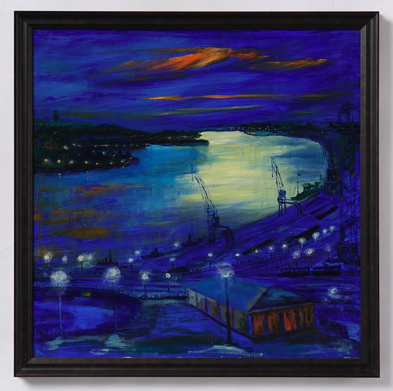 Bertel Bertel-Nordström, View of Stockholm.