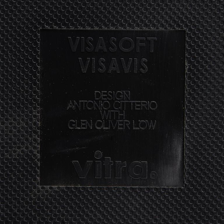 ANTONIO CITTERIO, karmstolar, 4 st, "Visasoft", Vitra, 2000-tal.