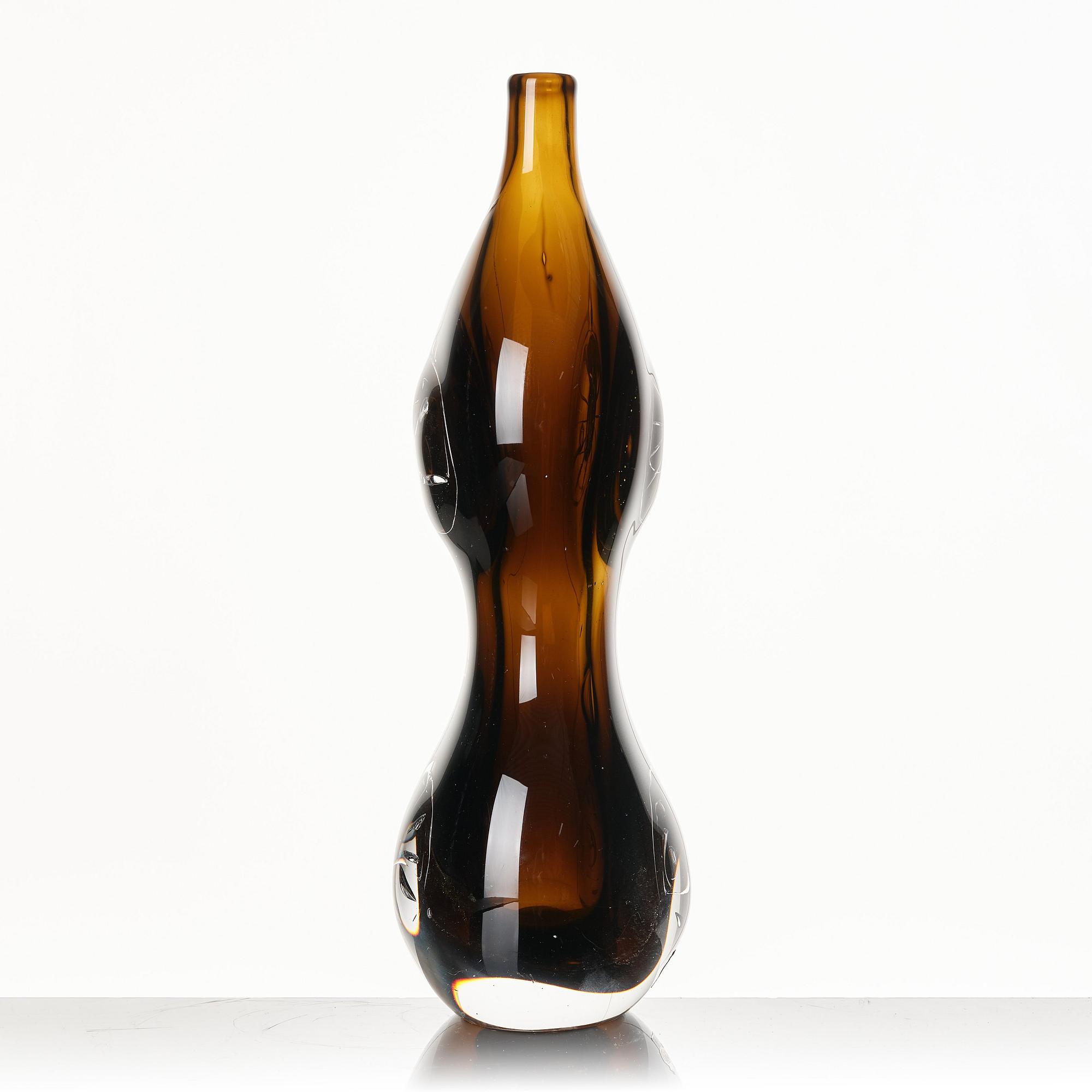 Bengt Edenfalk, a 'Thalatta' glass vase, Skruf, Sweden 1960s.