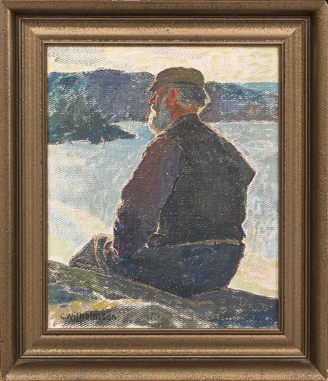 Carl Wilhelmson, Studie till "På berget".