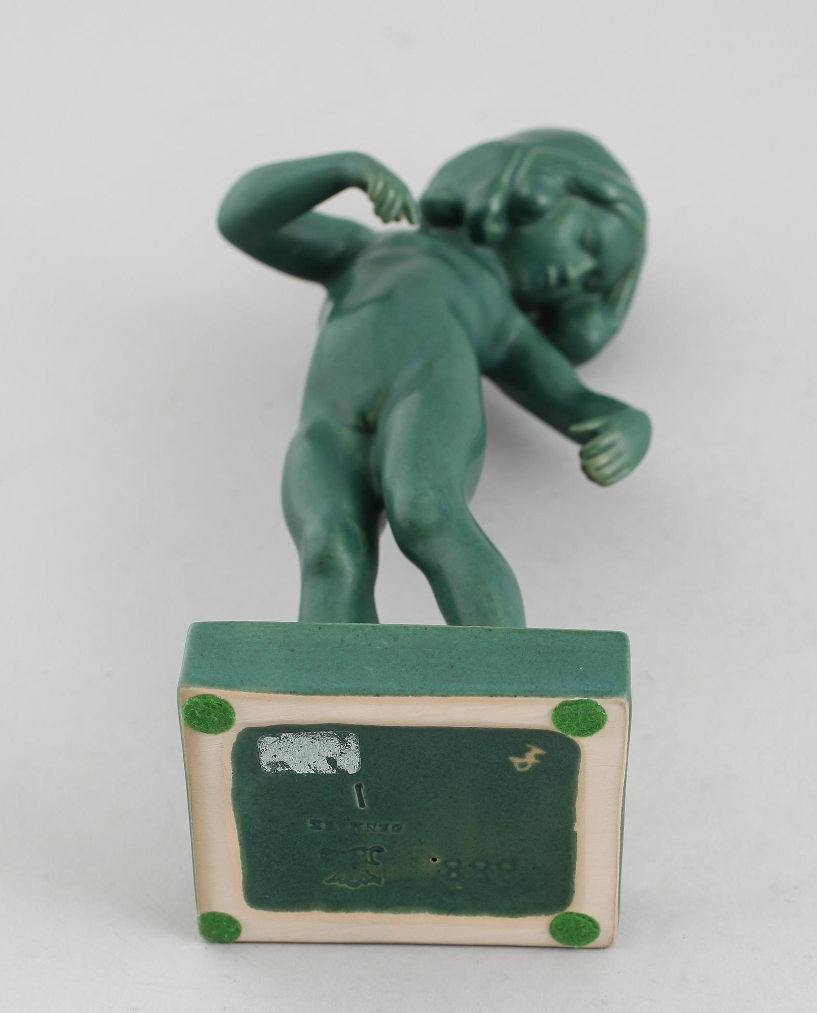 FIGUR, lergods, P Ipsens Enke, Danmark.