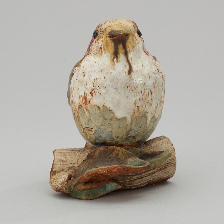 A Tyra Lundgren stoneware figure of a bird, Gustavsberg.