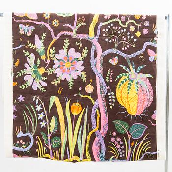 Josef Frank, Textile "Hawaii, linen approx. 140x400 cm (estimated).