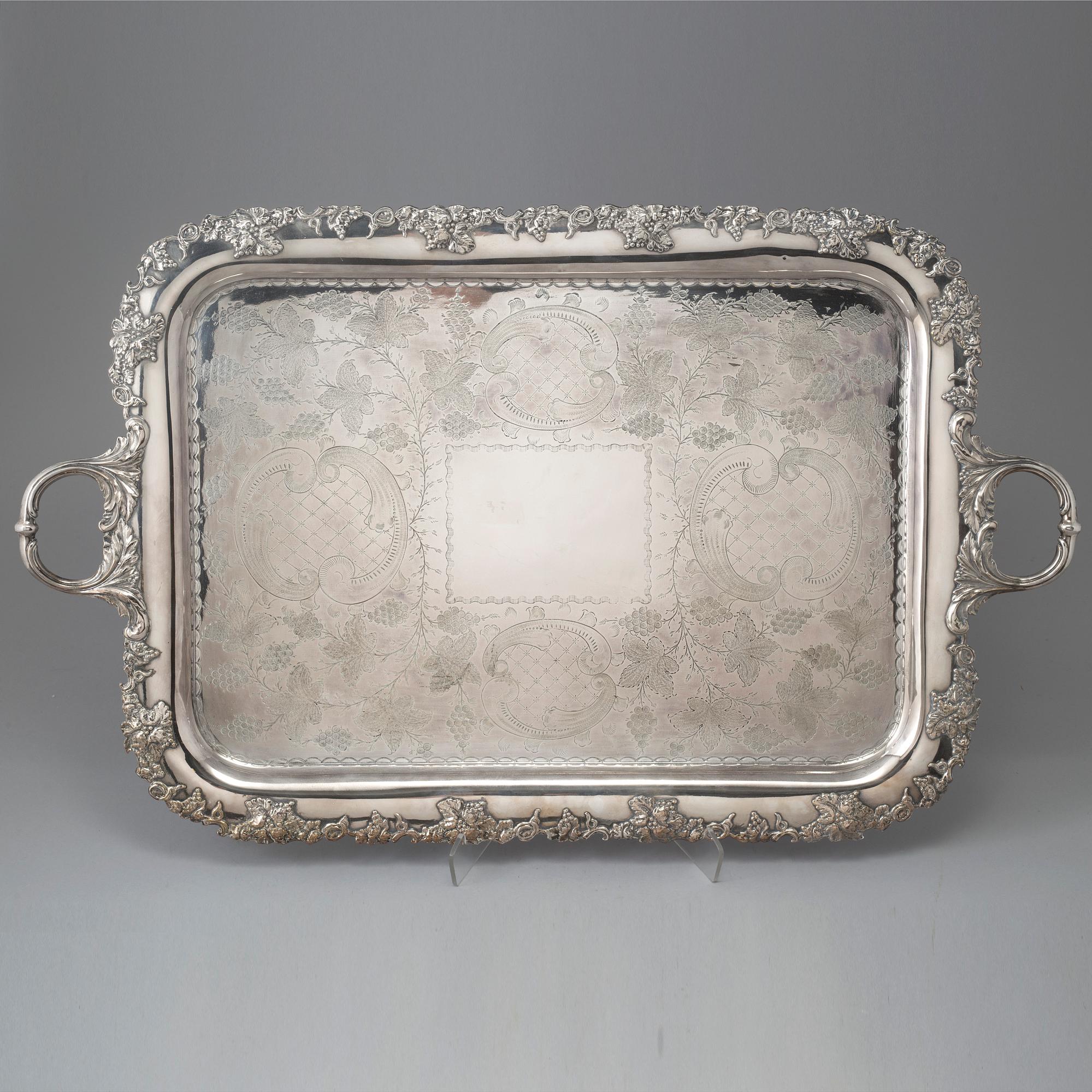 BRICKA, nysilver, rokoko-stil, 1900-tal.