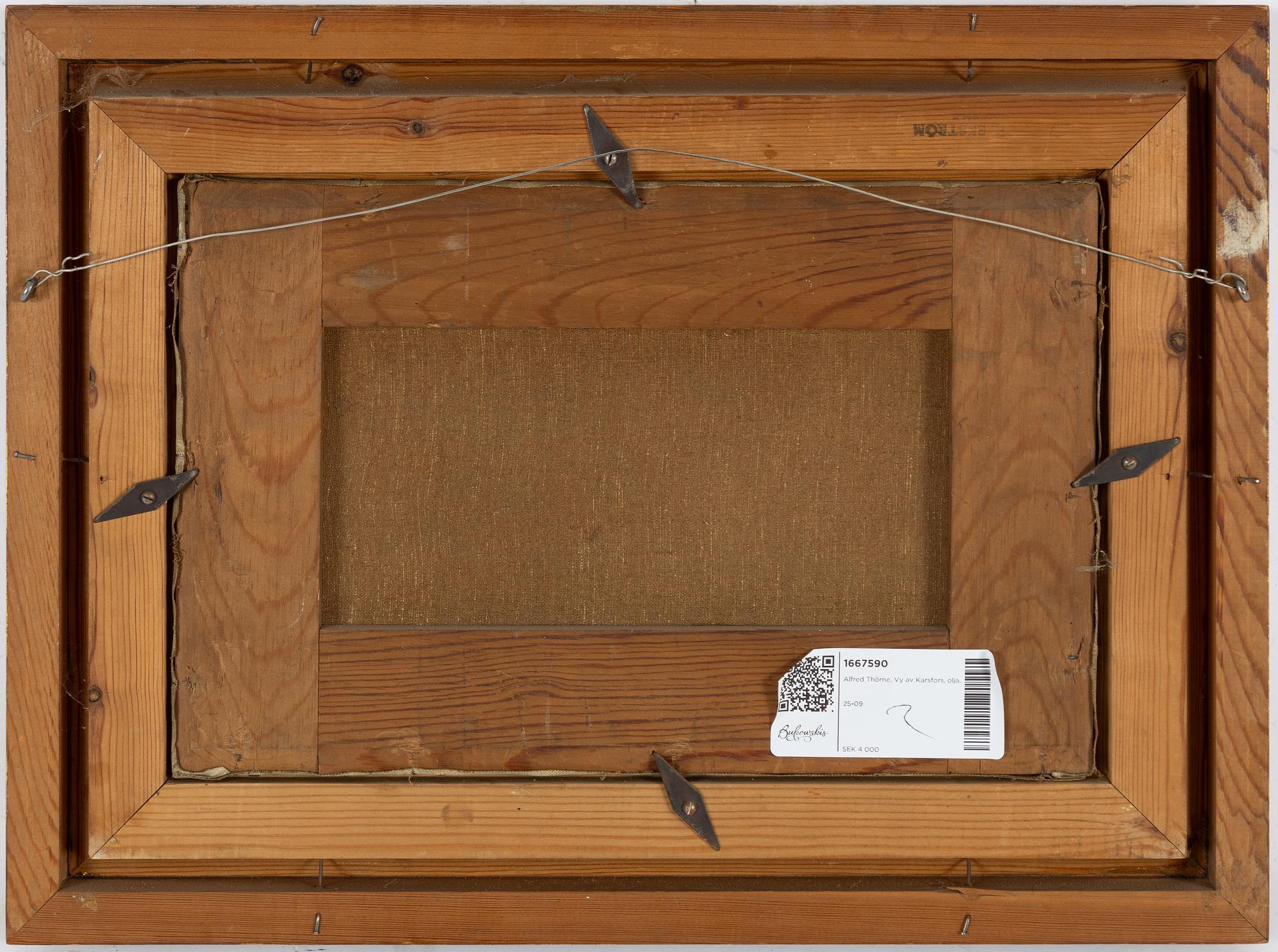 Alfred Thörne,  Vy av Karsfors.