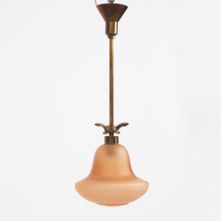 Harald Notini, Taklampa, modell ”6605”, Arvid Böhlmarks Lampfabrik 1930-tal.