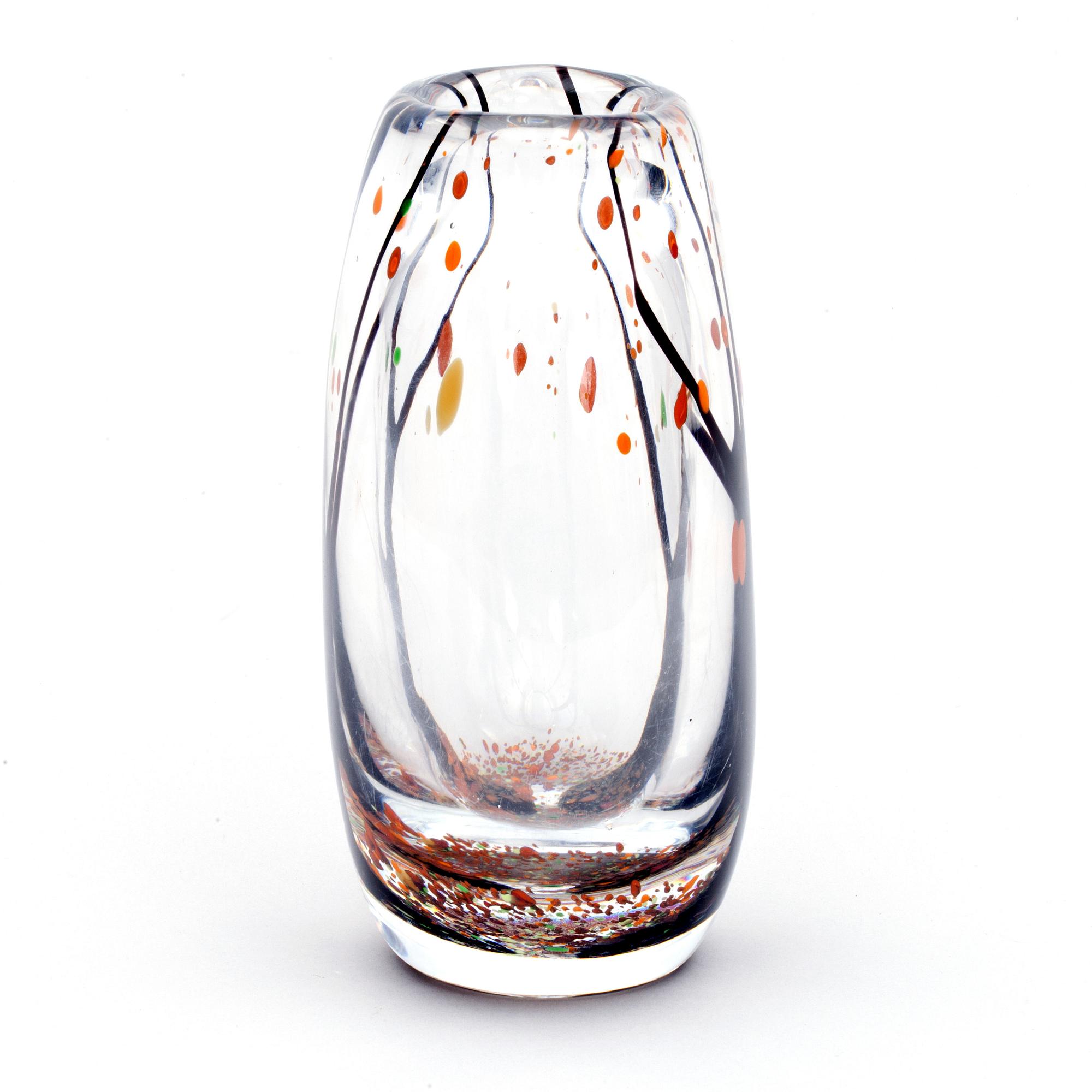 VAS, glas, "Höst", Vicke Lindstrand, Kosta.