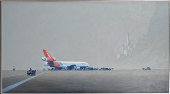 PETER CORNÉER, olja på duk, signerad.