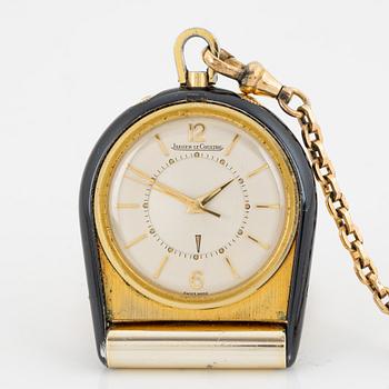 Jaeger-LeCoultre, travel alarm clock, 37 x 43 mm.