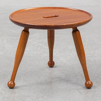 A mahogny stool, model 2156, by Josef Frank for Firma Svenskt Tenn.
