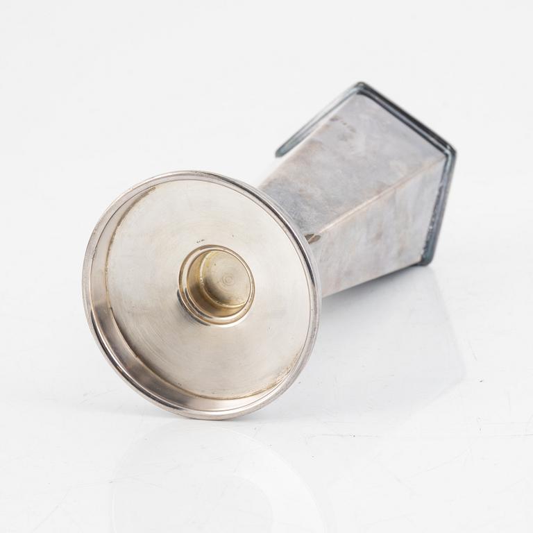 Thage Göthlin, a silver vase, Tesi, Gothenburg, Sweden, 1974.