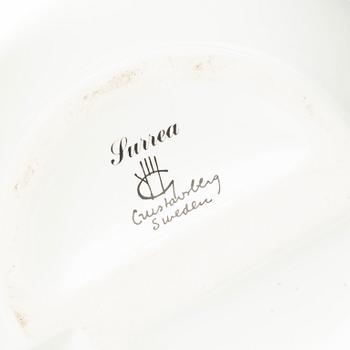 Wilhelm Kåge, two "Surrea" stoneware vases, Gustavsberg studio, Sweden.