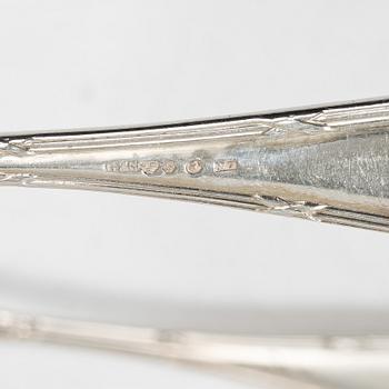 23 pieces of silver fish cutlery, Carlman, Stockholm, 1915.