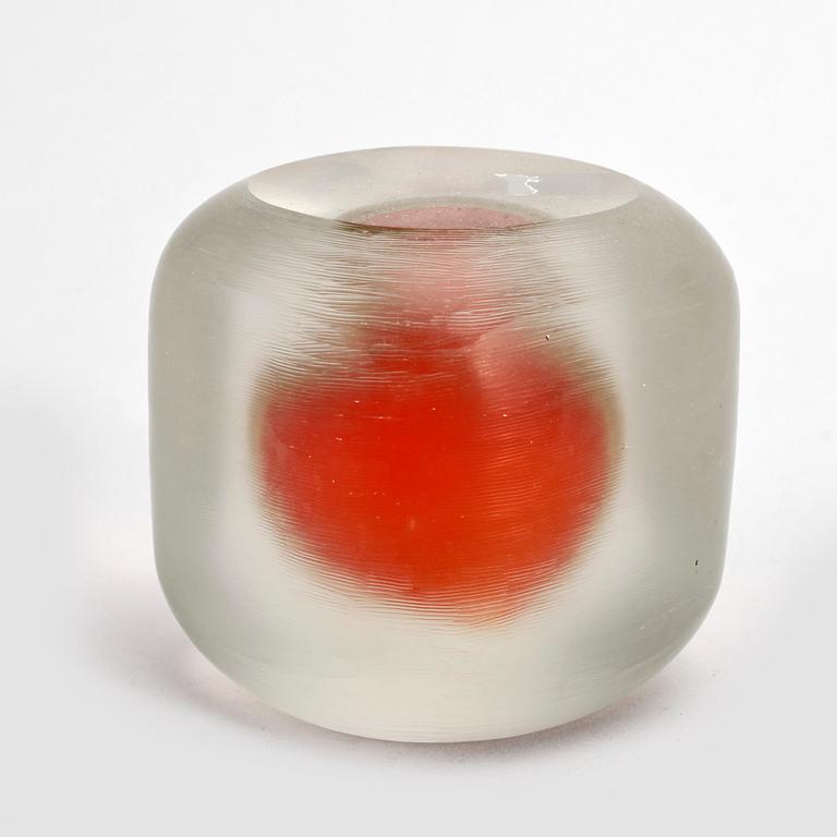 BREVPRESS, glas, "Inciso", Venini, Murano, Italien 1950-tal.