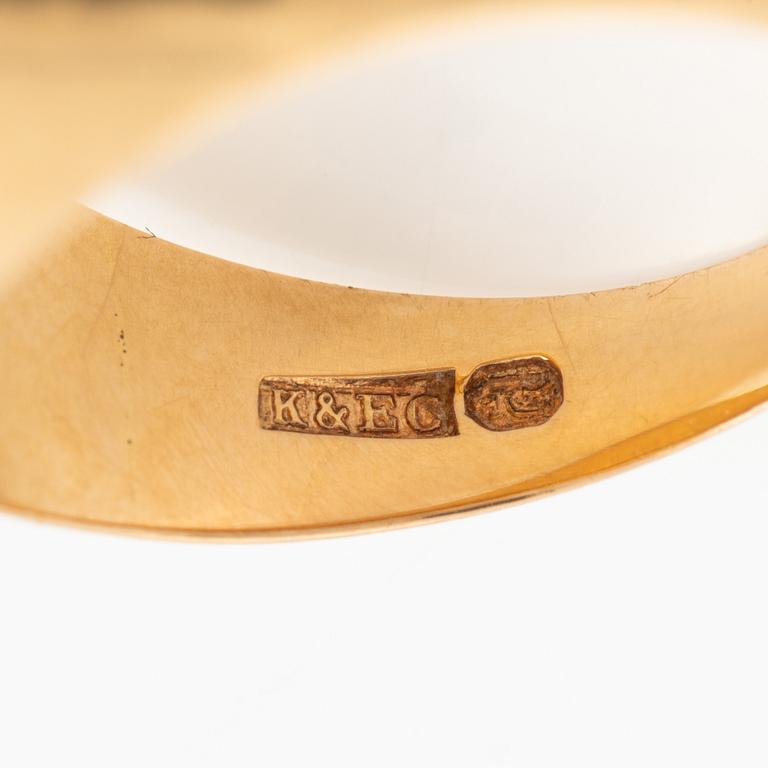 Ring, 18K guld med opal.