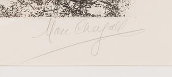 Marc Chagall, "Les Amoureux dans le ciel de Saint-Paul".