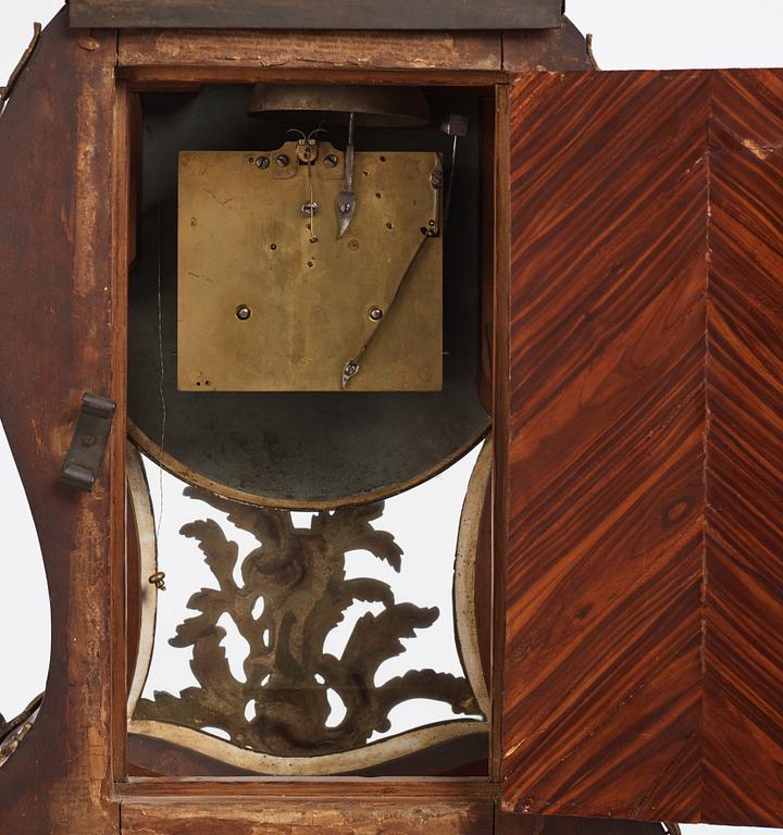 A Swedish Rococo bracket clock by Petter Ernst (1753-1784).